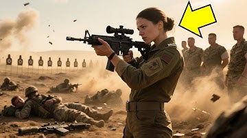 She simply asked, “Can I have that gun for a second?” — Minutes later, she was hitting 100 target...