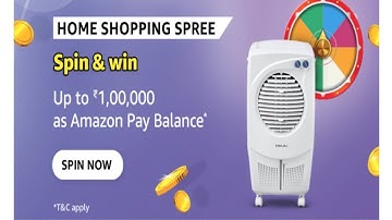 Amazon Home Shopping Spree Quiz Answers Today  | @dailyquiztime #amazonfunzon