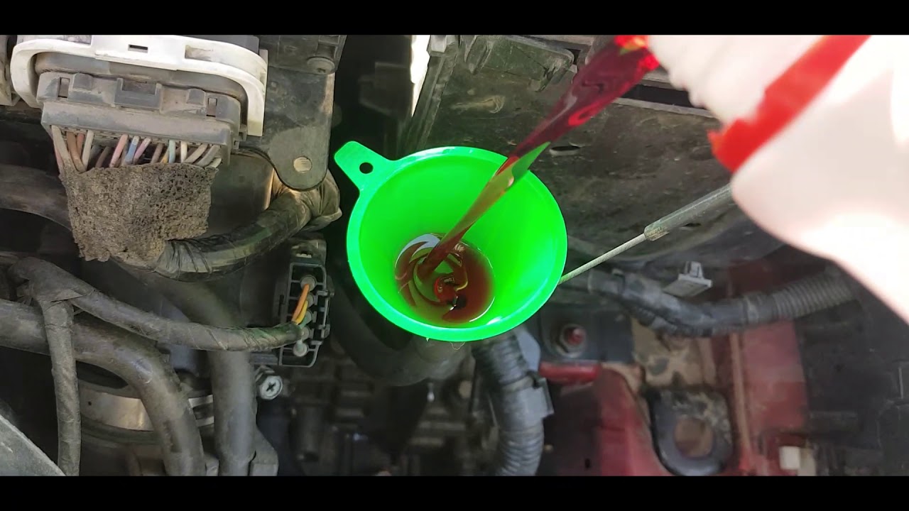 how to chang transmission oil / fluid (ATF) mazda 3 2012 easy way - YouTube