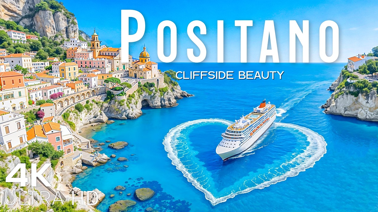 [4K] Positano 2026 🇮🇹 Explore Cliffside Beauty & Amalfi Coast Views with Deep House Chill
