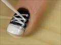 Converse Shoe Nail Art