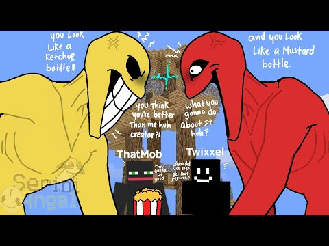 Verity vs. Creator ?! - Part 2 Meets Creator with Twixxel - Verity Mod [AU] // FUNNY ANIMATIONS