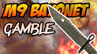 CSGO Gambling Win? RISKY M9 Bayonet Gambling