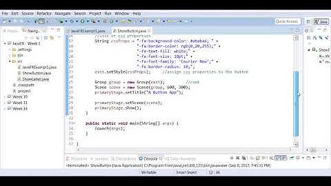 JavaFx - HBox Layout