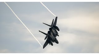 MACH LOOP F15 GRIM REAPERS FINAL LOOP DAY. taken from the road side