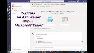 Creating an Assignment within Microsoft Teams