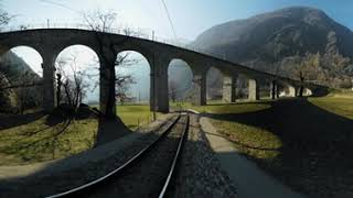 Bernina Express | Grand Train Tour Of Switzerland | 360 Degree Vr | Switzerland Tourism