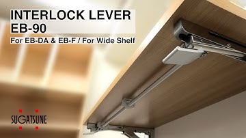 [FEATURE] INTERLOCK BRACKET EB90 For EB-DA and EB-F / For Wide Shelf - Sugatsune Global