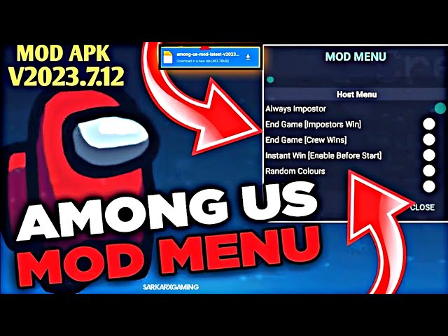 Among Us MOD APK v2023.7.12 For Android 2023, Always Imposter