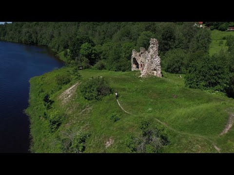 The history and legends of Ascrad castle from a bird&rsquo;s eye view.История и легенды замка Айзкраукле.