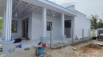 Ms 0864 Nhà đẹp sân vườn đường ô tô có thổ cư giá 900 triệu cách cầu Mỹ Lợi khoảng 8 km