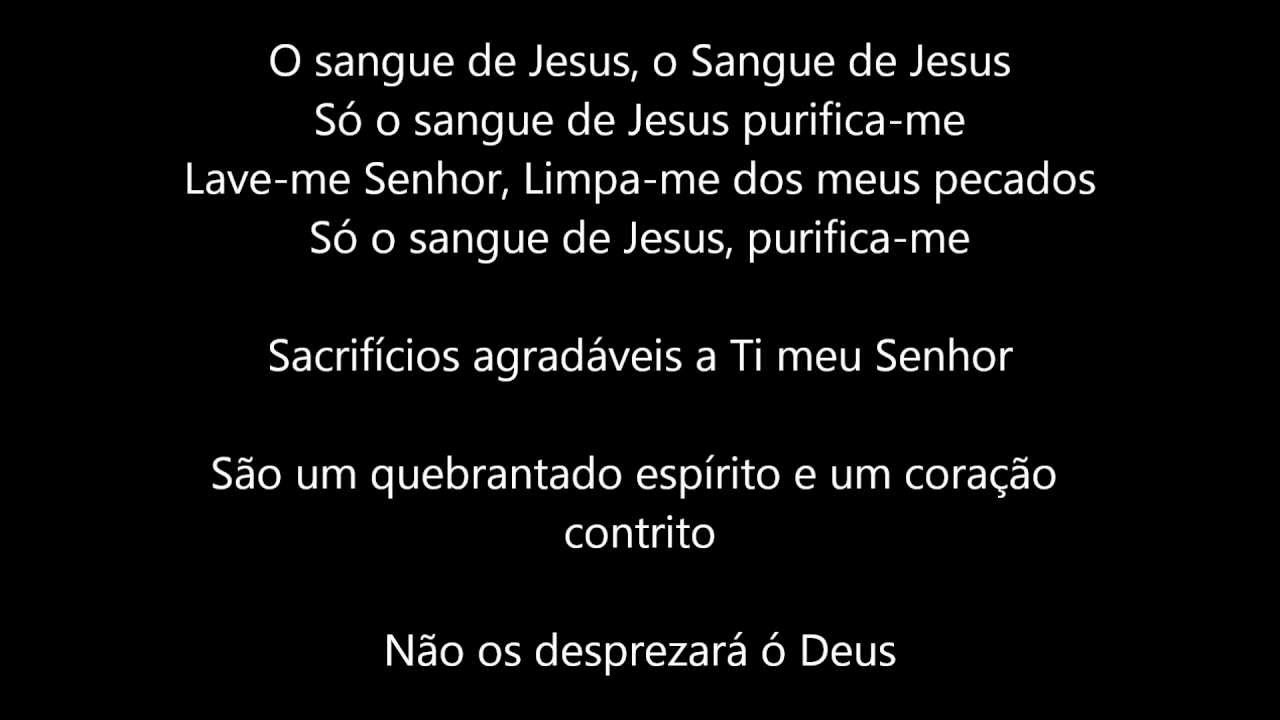 O Sangue de Jesus - Ministério Adoração e Adoradores 