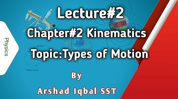KPK CLASS 9TH PHYSICS CHAPTER#2 KINEMATICS LECTURE#2 TYPES OF MOTION IN PASHTO