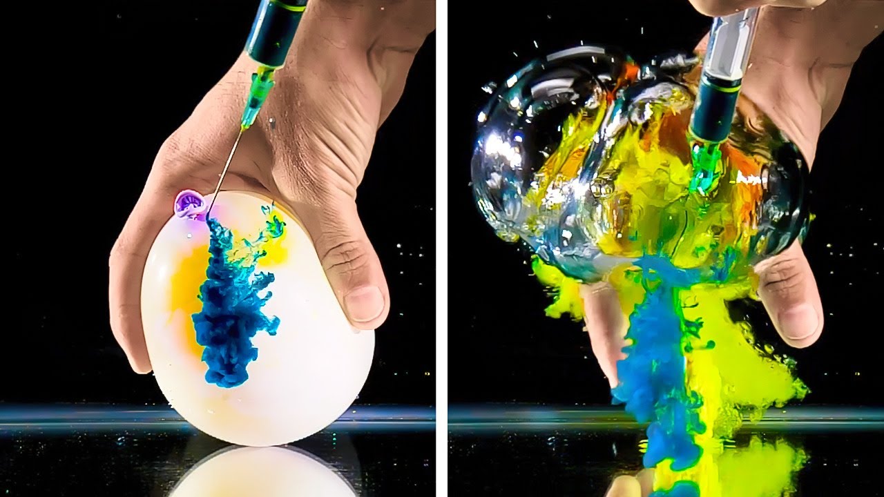 Breathtaking DIY Experiments With Water, Slime And Other Things That Will Satisfy You