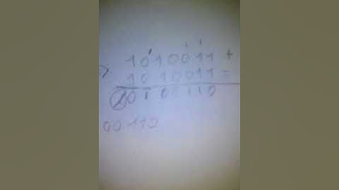 Restas de binarios Complemento A2.