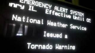 Real NOAA Weather Radio EAS Alert #181 + TV EAS Alert