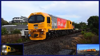 KiwiRails Brand-New DL Locomotives in action ~ June 2023 (HD)