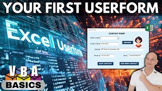 How To Create Your First Excel Userform In Excel | Step By Step Training