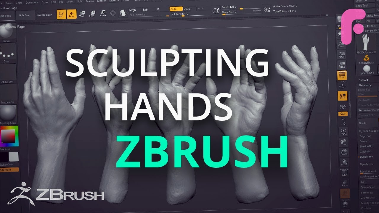 how to duplicate hands zbrush
