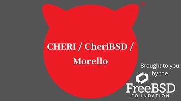 FOSDEM 2022 - More on CHERI / CheriBSD / Morello