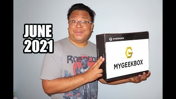 My Geek Box JUNE 2021 Mystery Subscription Box unboxing & review! MyGeekBox