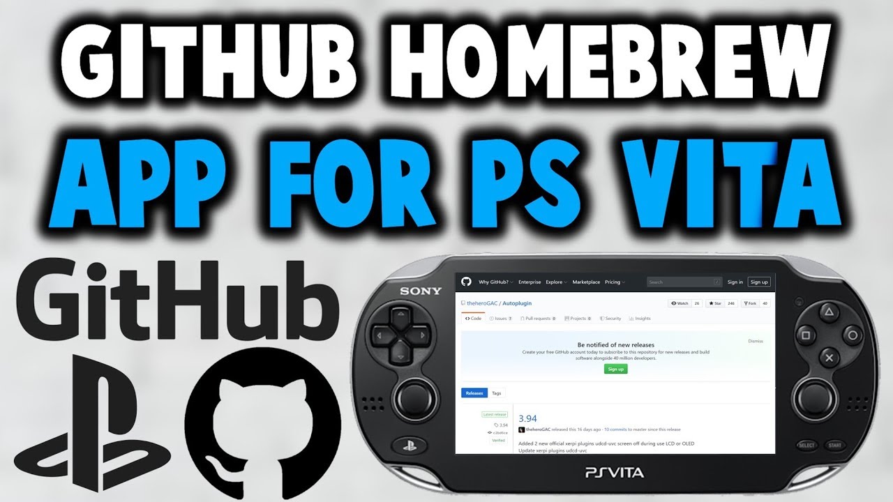Github Homebrew App For Ps Vita Youtube