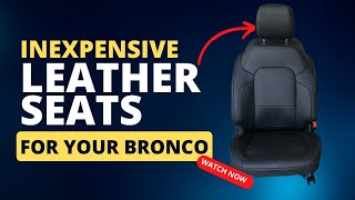 Ford Bronco Seat Covers