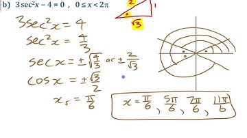Solving Second-Degree Trig Equations Using the Square Root Principle • [4.4b] PRE-CALCULUS 12
