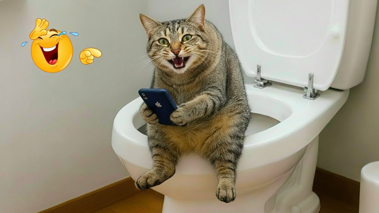 Вы не сможете перестать смеяться 😹🐕 Лучшие смешные кошки и собаки 2025 года