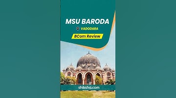 MSU Baroda BCom Review in 2 minute #shorts