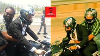 Thala ajith real stunt | Thala Ajith Bike Stunt Scene | Bike Stunt I | Thala Ajith fan Status Video