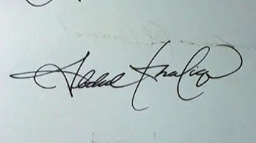 What an individual custom signature it is!