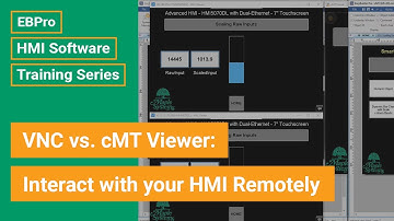 VNC vs. cMT Viewer: Interact with your HMI Remotely