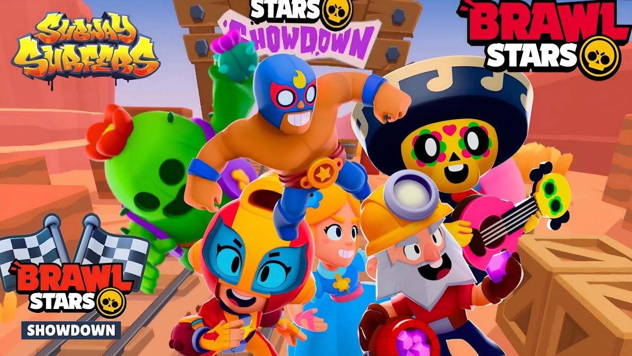  Subway Surfers x Brawl Stars Crossover: New Race Mode Showdown