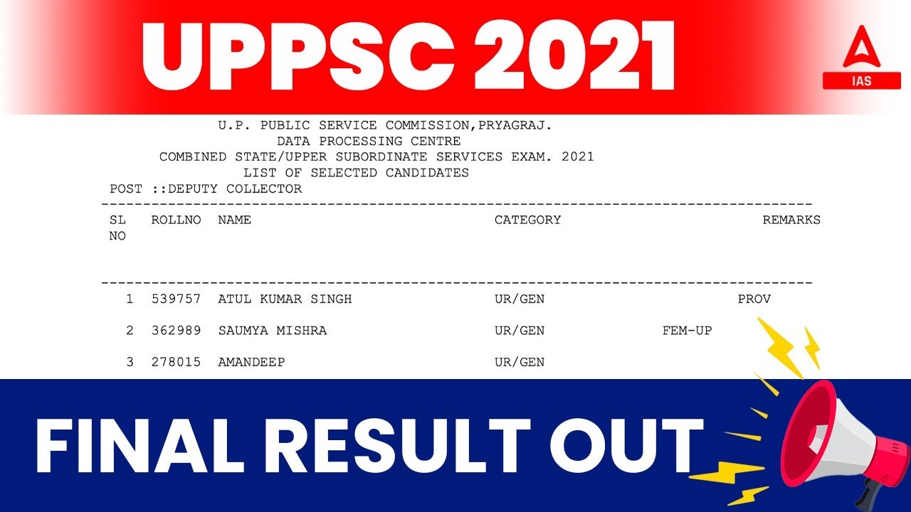 UPPCS Topper 2021 | UPPSC 2021 FINAL RESULT HAS BEEN DECLARED | IAS Adda247