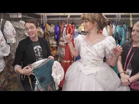 a look at Cinderella's quick change dress - HCT RAH Sandy 9