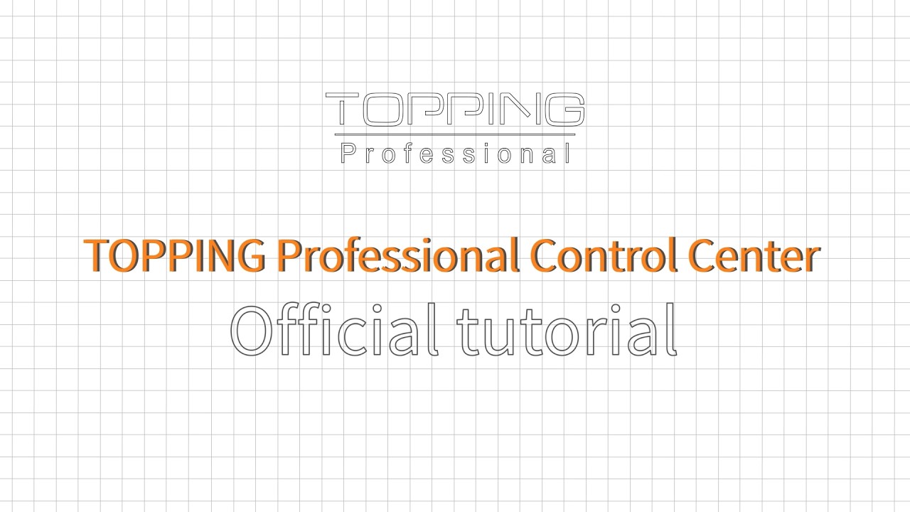 TOPPING Professional Control Center User Guide