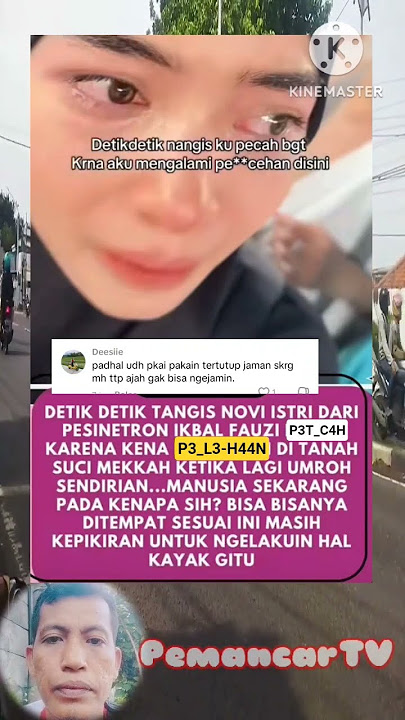 Pesinetron IKBAL FAUZI Mendapat Tindakan Tak S3_n0²h Di Mekkah #shorts #ikbalfauzi #haji #mekkah