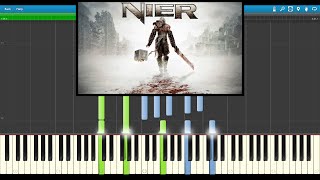 Video thumbnail of "Nier - Ashes of Dreams Synthesia"