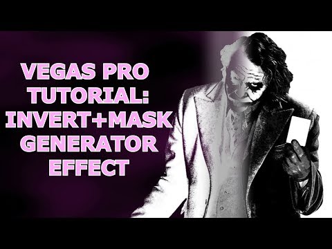 TLV VEGAS PRO TUTORIAL Invert Mask Generator Effect