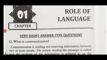 Language competence and Communication skills (Part 1)  B. ed course