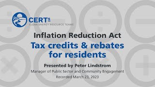 Tax Credits & Rebates for Residents | Inflation Reduction Act
