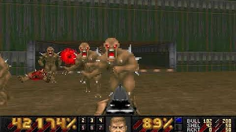 Doom: SINERGY E1M2 Slime Factory UV