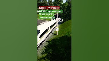 Crossing Germany! #tsw3 #trainsim #gaming #rainbow #pride #train #highspeed #db #ice #germany #fulda