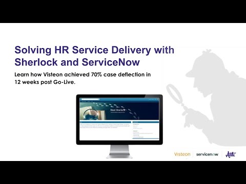 Solving HR Service Delivery with Sherlock and ServiceNow