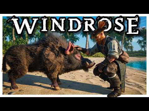 I FINALLY Got The Pet Boar! (Ham Margera) In Windrose - Episode 16