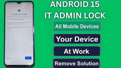One Plus Nord Ce 4 It Admin Lock Remove Android 15 |  iT Admin Lock Remove Android 15 All OnePlus Ph