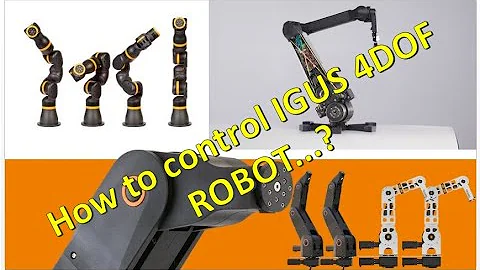 How to control #IGUS 4DOF Industrial Robot using IGUS Robot Control software.
