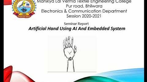 Seminar on Artificial Hand by Vandana Pandya