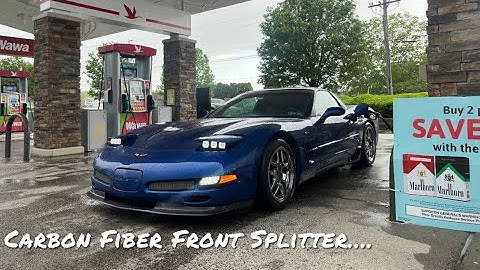 C5 Corvette Gets Carbon Fiber Front Splitter (C7 Carbon)